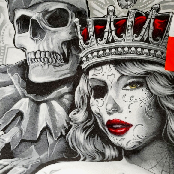 NEW DOM Art "Pin Joker" Graphic Tee 611 - Picture 4 of 6